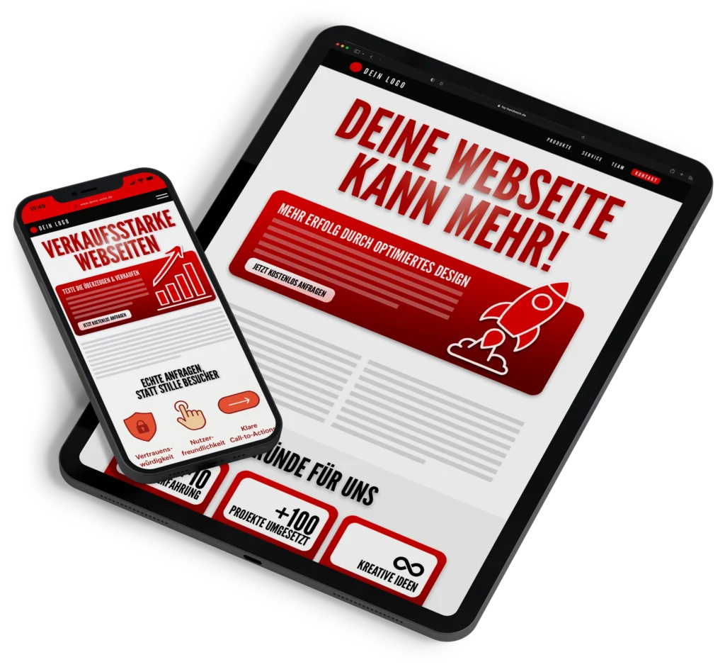 Ipad und Iphone mit Webseiten darstellung