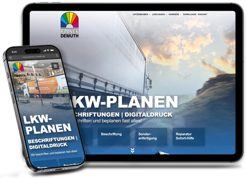 Webseite von Planen Demuth